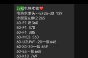万和热水器E1故障处理维修费用分析（探究万和热水器E1故障处理维修费用的原因与解决方案）
