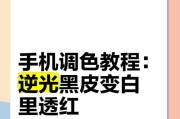 逆光拍照时手机亮度调整技巧是什么？