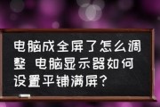 老式显示器坏了怎么修理（快速解决老式显示器故障的方法与技巧）