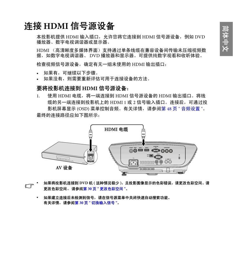 投影仪屏幕黑屏问题的解决方法（排除故障步骤及注意事项）