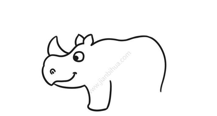 平板电脑画犀牛图片教程是什么？