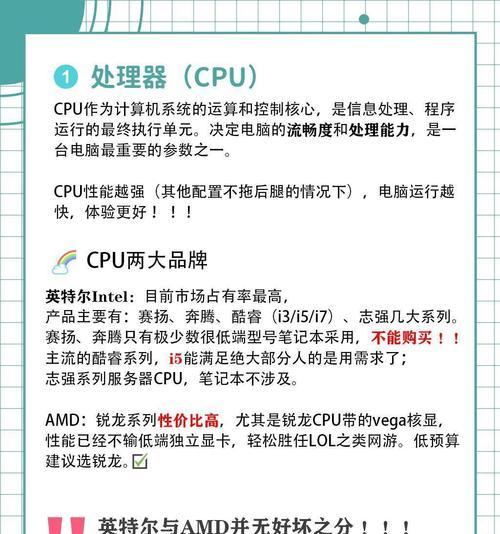 电脑CPU和显卡选购要点是什么？如何避免误区？