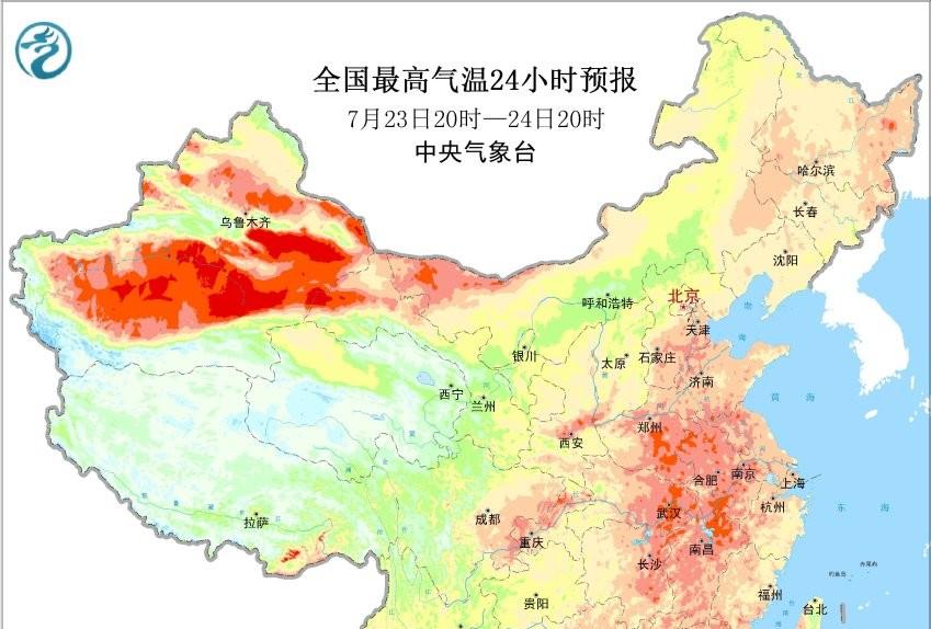 本轮强降雨中心已定，明日7月25号天气预报，暴雨大暴雨分布如下