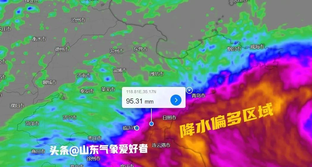 好消息！本月底山东降雨概率继续增大，台风残留低压北上送水！