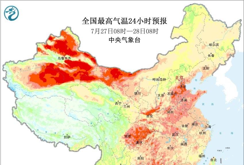 河北省！新一轮降雨中心已定，明天7月28号，大雨暴雨分布如下！