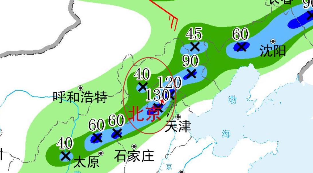 河北省！新一轮降雨中心已定，明天7月28号，大雨暴雨分布如下！