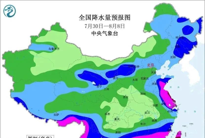最新：本轮降雨中心已定，7月31~8月2日天气预报，具体分布如下