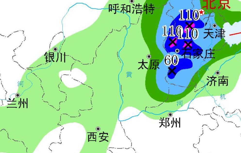 陕西省！明天8月4号，新一轮降雨中心已定，大雨暴雨分布如下！