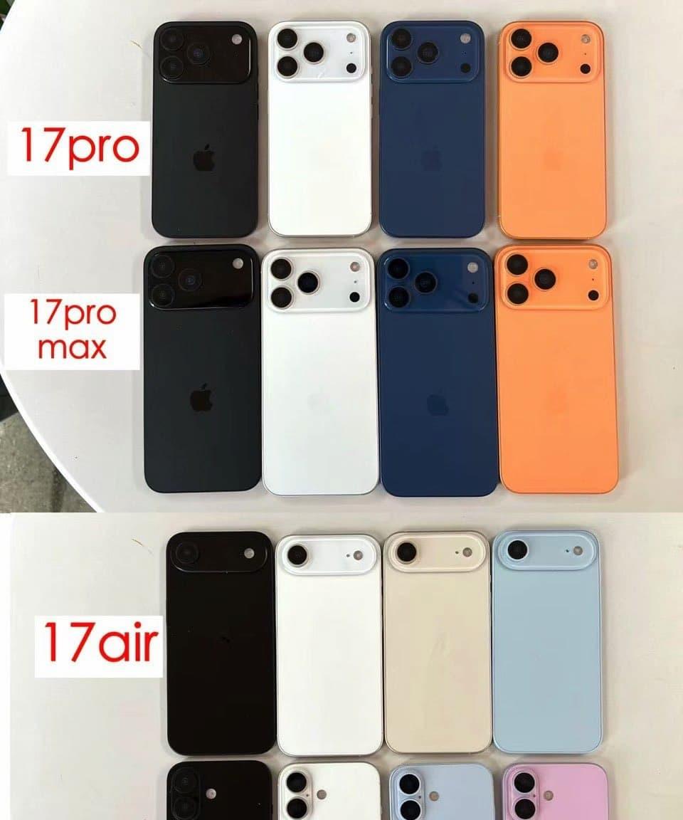苹果iPhone17新颜色全面曝光！全系列10款新色