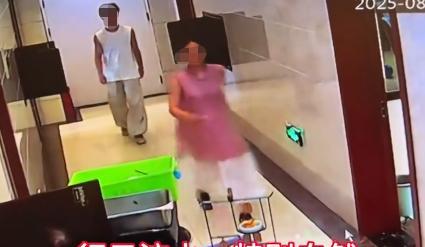 一家五口逃单后续，女子长相漂亮身材好，完整监控曝光，早有预谋