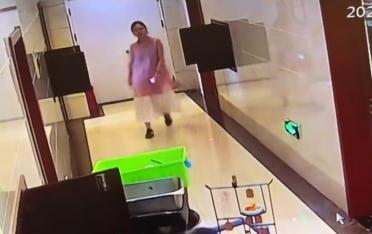 一家五口逃单后续，女子长相漂亮身材好，完整监控曝光，早有预谋
