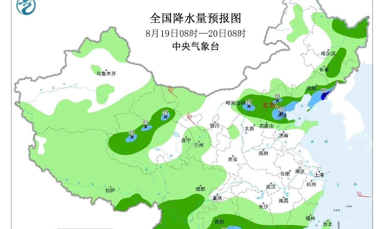 河北！中雨转大雨！局部暴雨！未来三天天气预报！