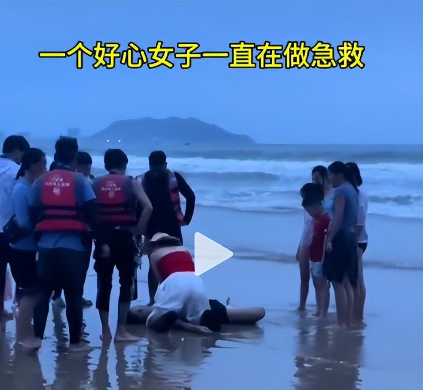 男子三亚溺亡后续，漂亮妻子崩溃大哭，女儿目睹全程，网友不同情