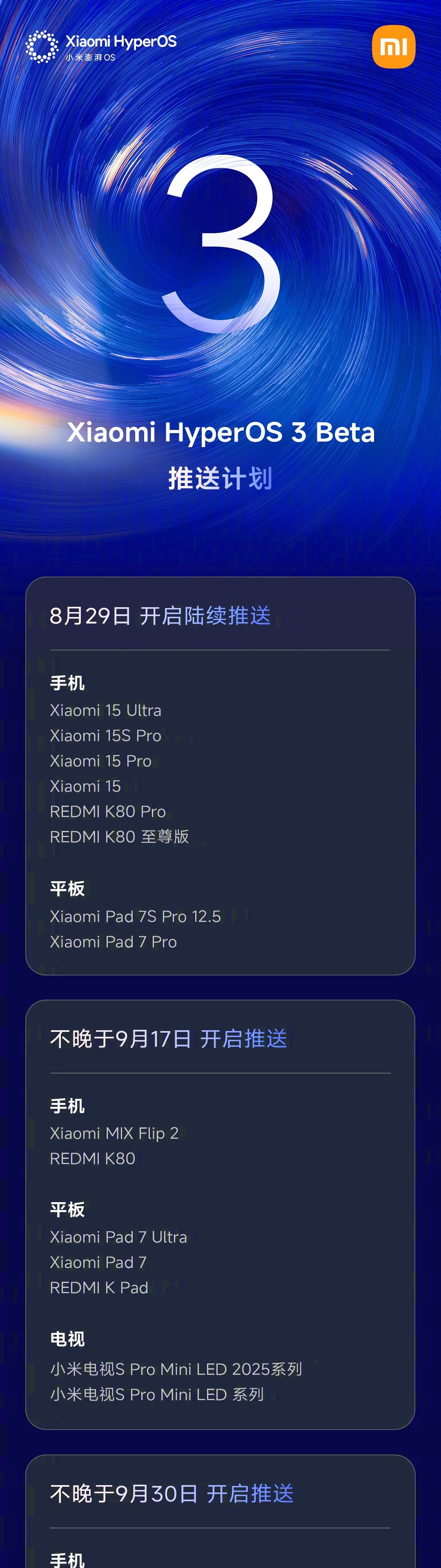 小米澎湃OS3发布：事事顺心，友商点评亮了