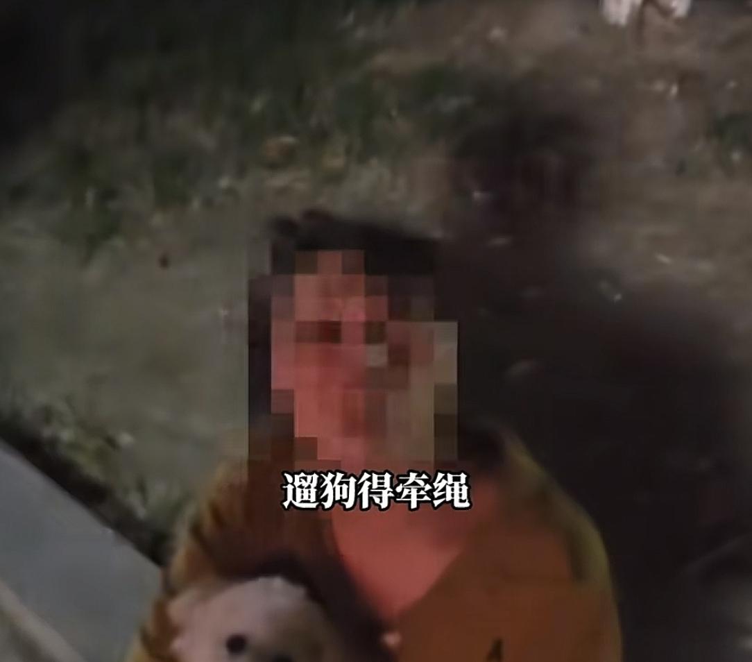 未牵绳小狗扑男子腿被踢开，狗主人不道歉，怒斥:我家狗又不咬人