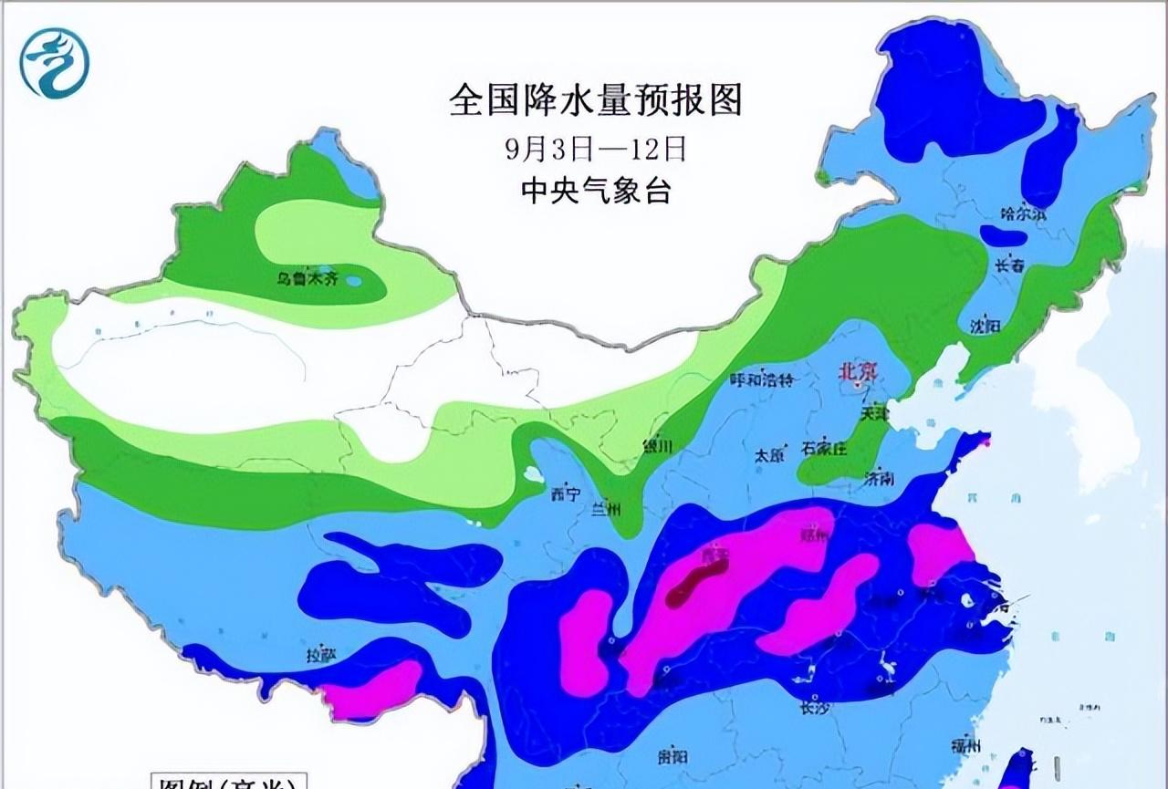 新一轮强降雨中心已确定！明天9月4日天气预报，大雨暴雨分布如下